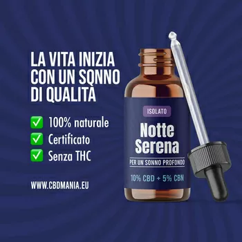 Olio cbd notte sonno