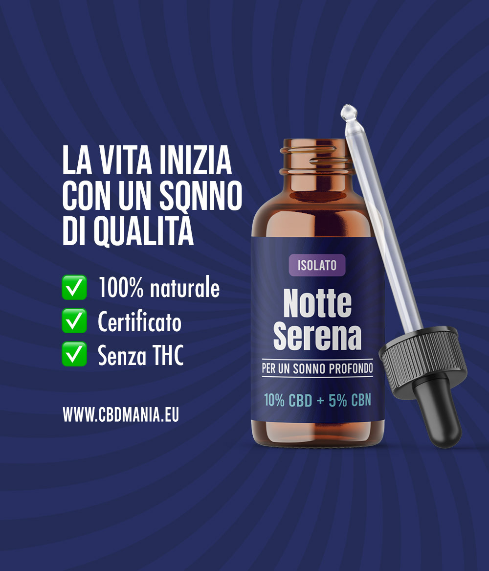 Olio cbd notte sonno